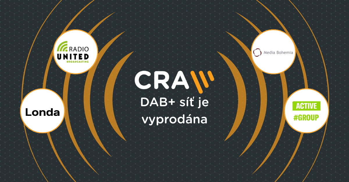 CRA DAB+ sít je vyprodaná! Do DAB+ vstupuje Rádio Blaník a další stanice ze skupiny MEDIA BOHEMIA