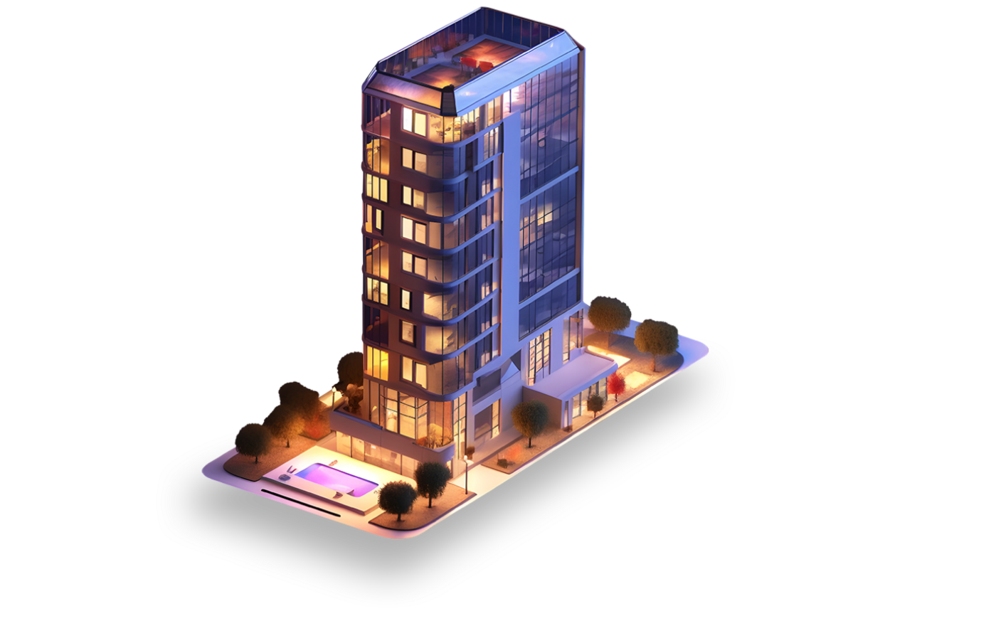 Find available towers and buildings